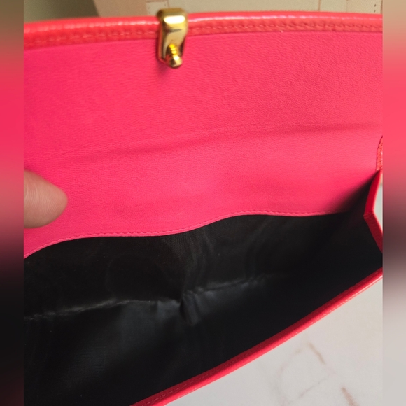 Vintage Yves Saint Laurent Large Leather Continental Flap Wallet - Picture 8 of 13